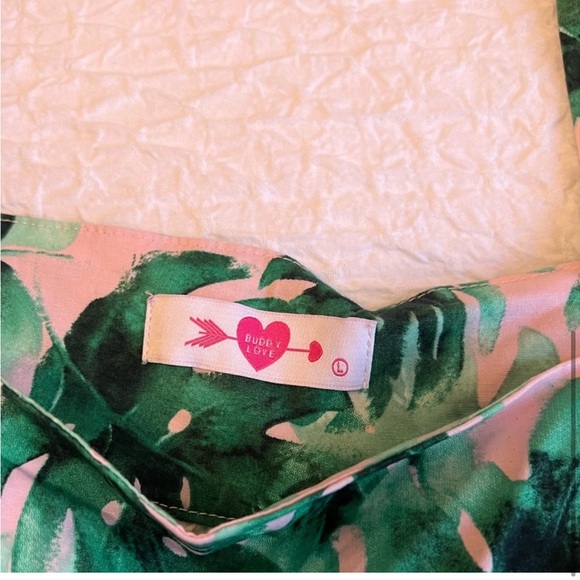 Buddy Love Swing Ruffle Top Palm Pattern - Picture 4 of 5